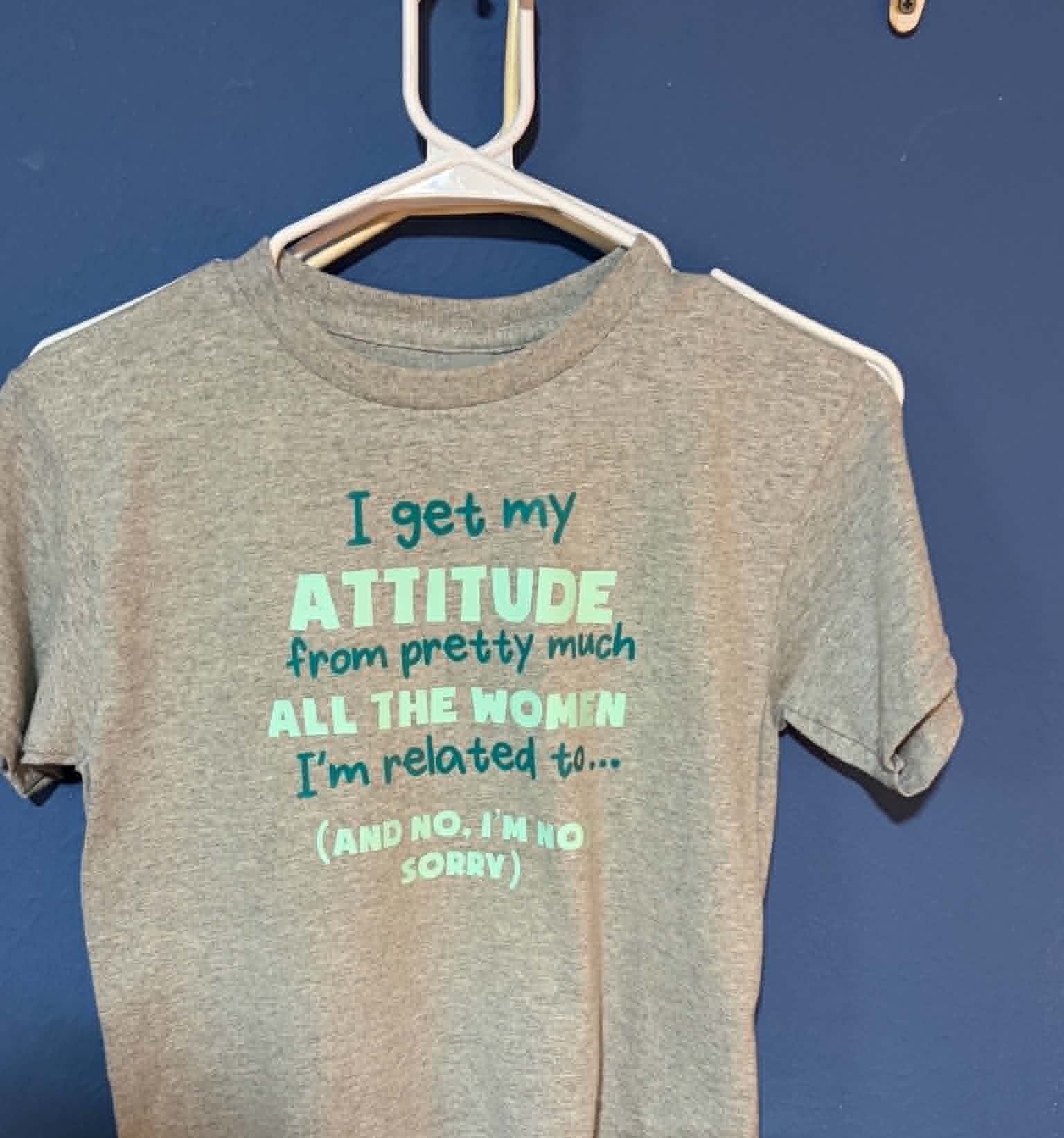 I Get My Attitude Child's Tee