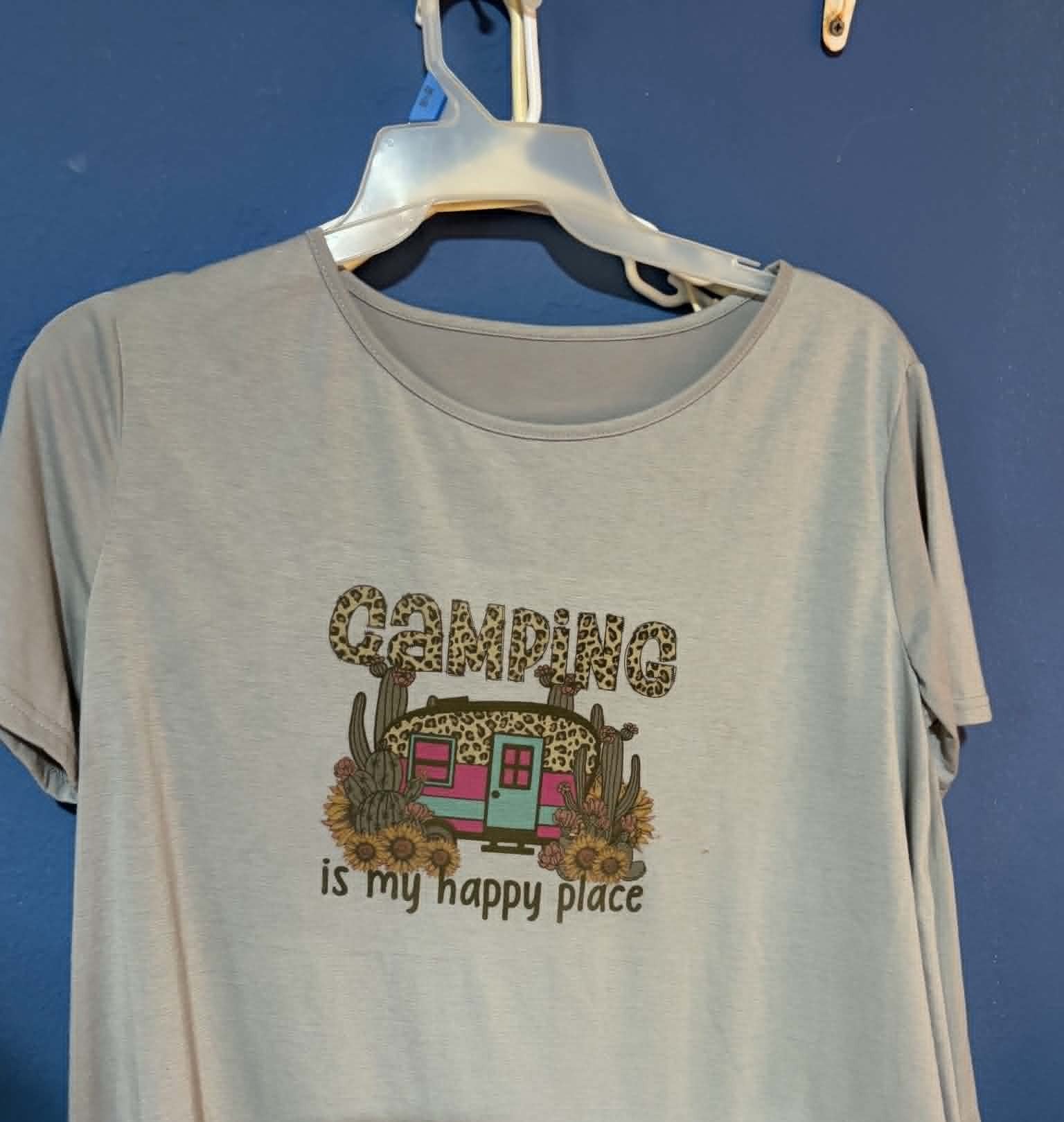 Camping is My Happy Place Tee
